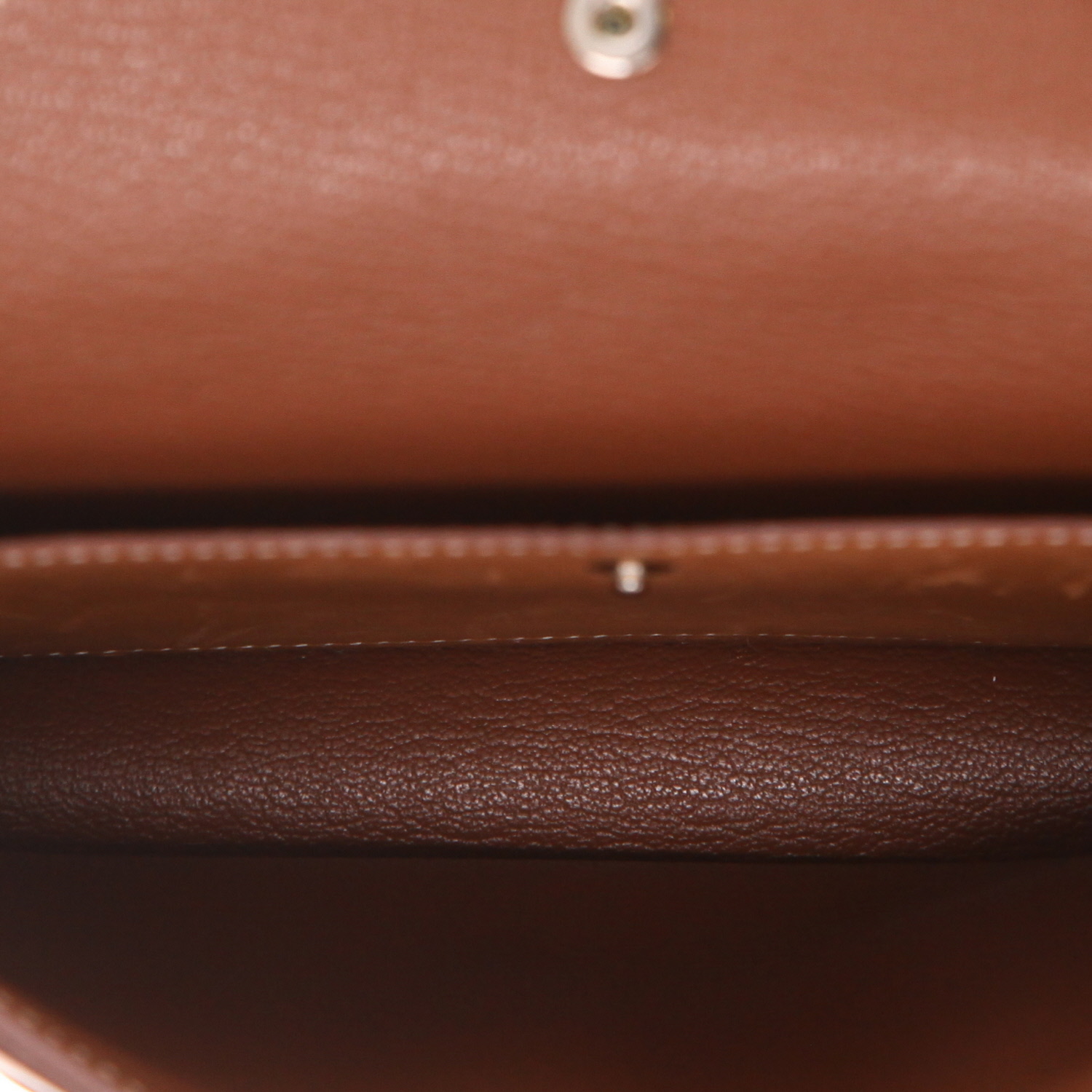 Hermès  Faco handbag  in brown Barenia leather - Detail D3