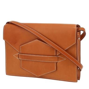 Borsa Hermès  Faco in pelle Barenia marrone