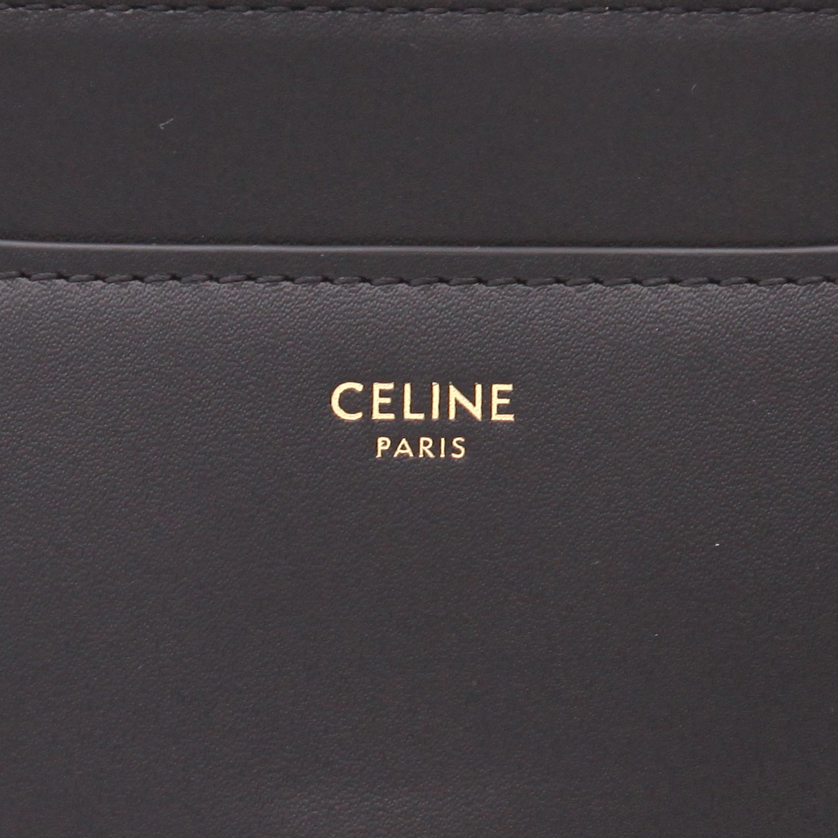 Bolso bandolera Celine  16 modelo pequeño  en cuero negro - Detail D2