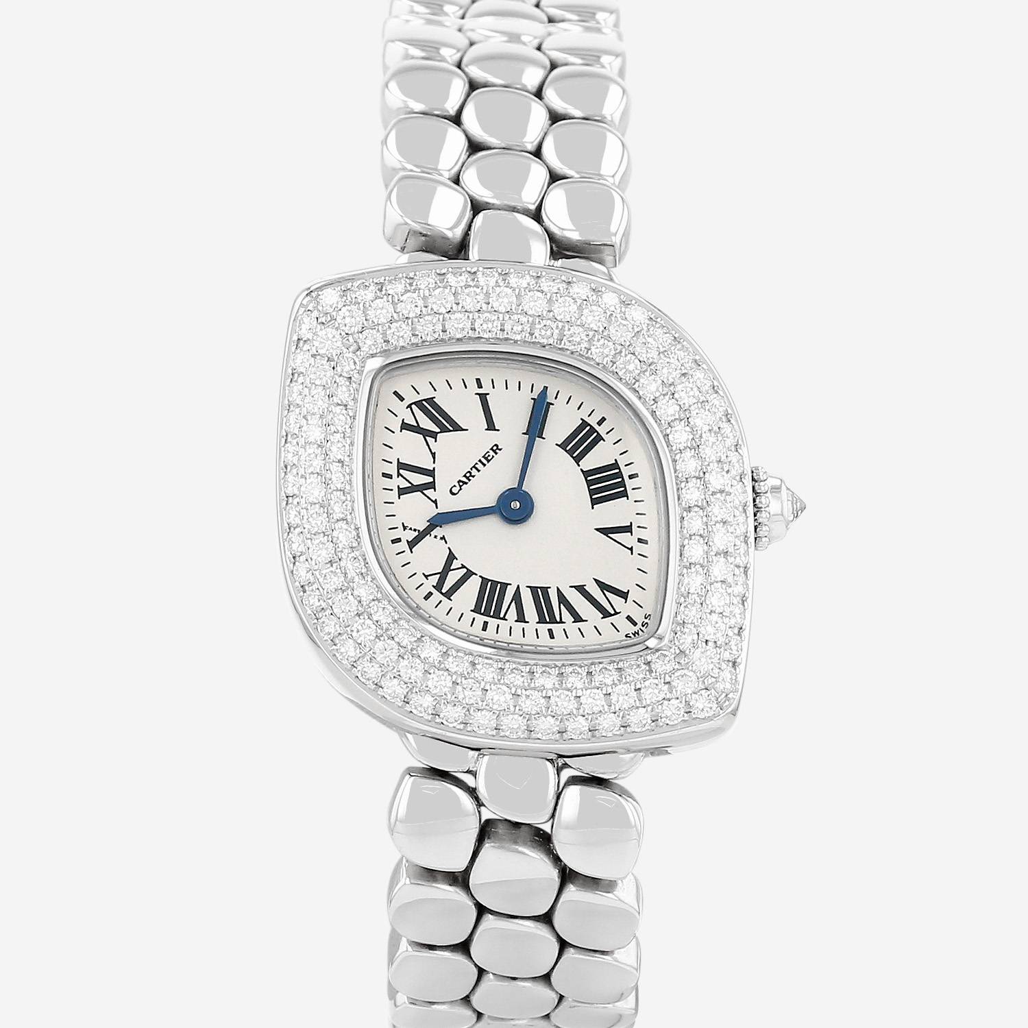 Orologio Cartier Navette in oro bianco Circa 1990