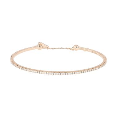 Bracciale Messika Skinny in oro rosa e diamanti