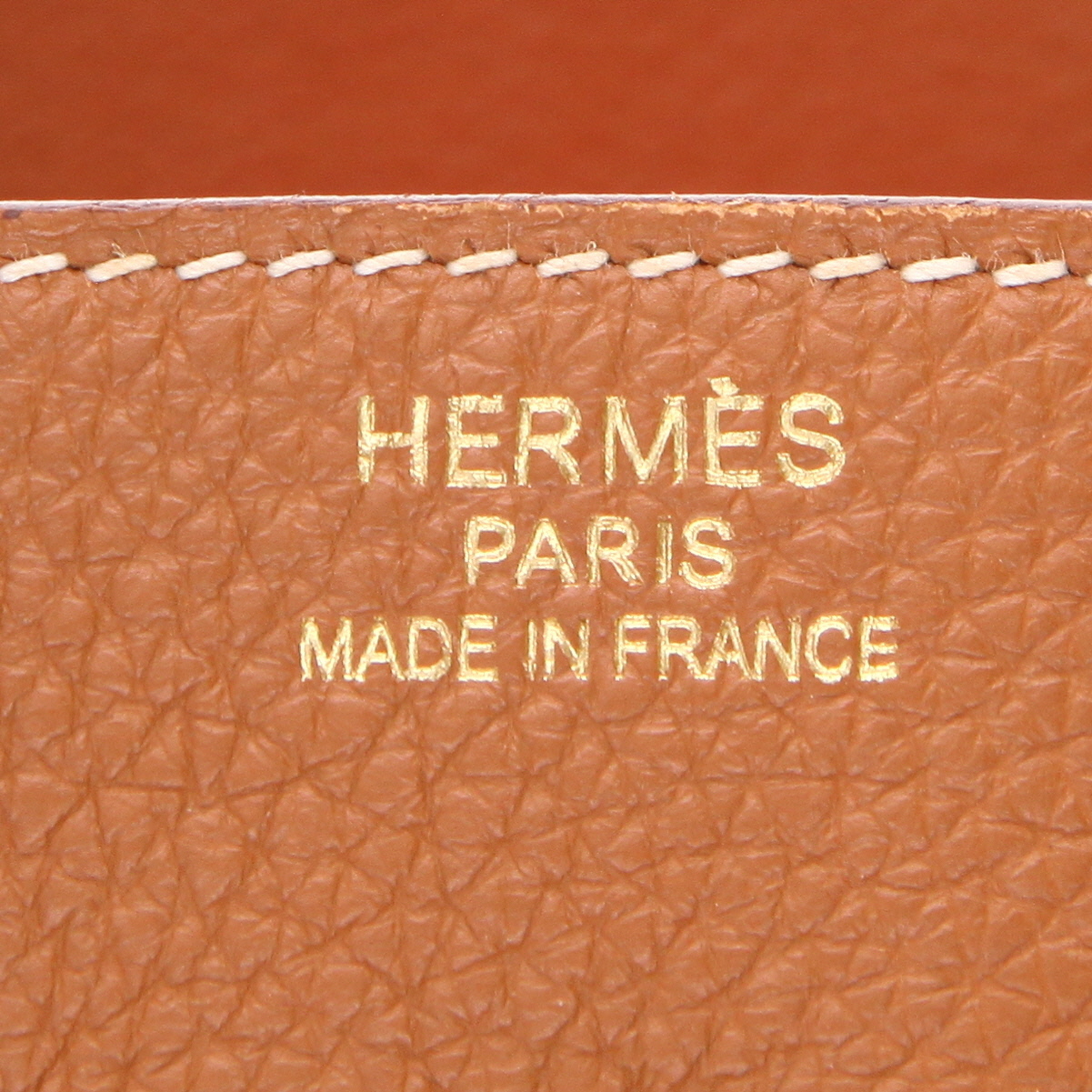 Borsa Hermès  Birkin 35 cm in pelle togo gold - Detail D2