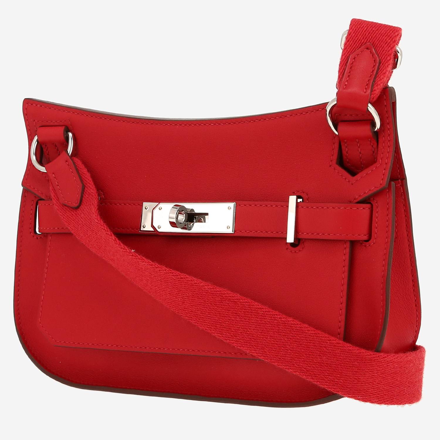 Borsa a tracolla Hermès  Jypsiere mini  in pelle Swift rossa
