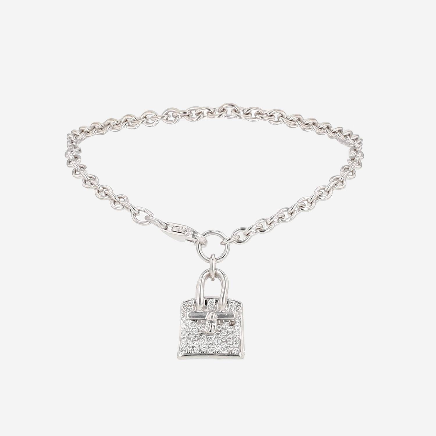 Hermès  bracelet in white gold and diamonds