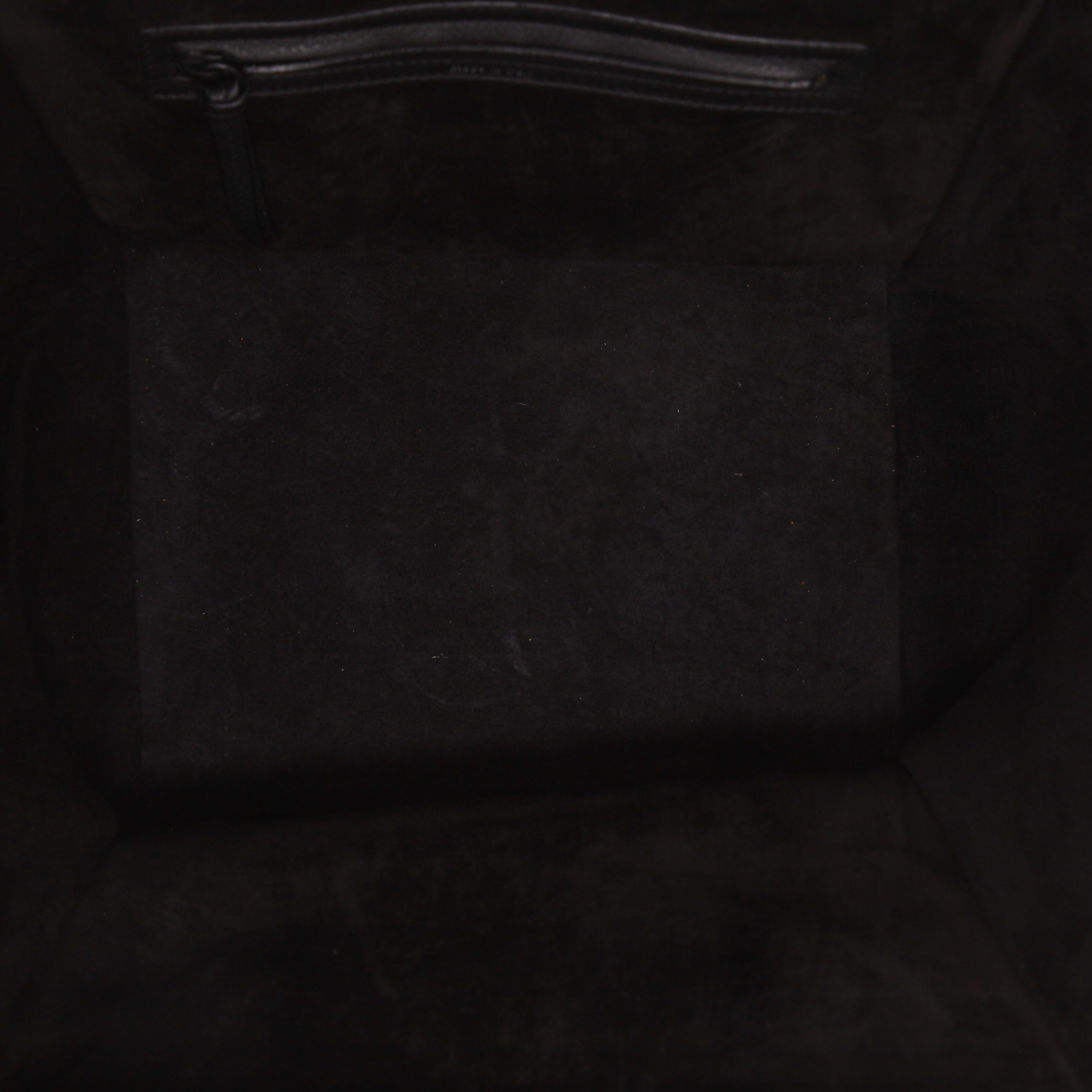 Celine  Luggage handbag  in black leather - Detail D3