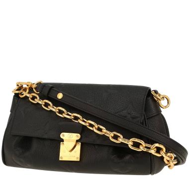 Louis Vuitton  Favorite shoulder bag  in black empreinte monogram leather