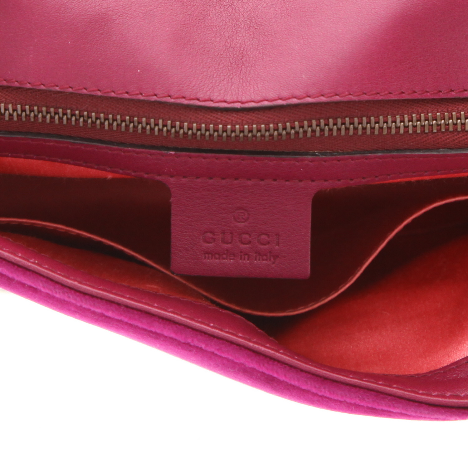 Borsa Gucci  GG Marmont in velluto viola - Detail D2