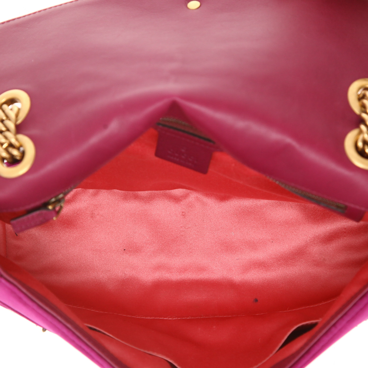 Sac à main Gucci  GG Marmont en velours violet - Detail D3