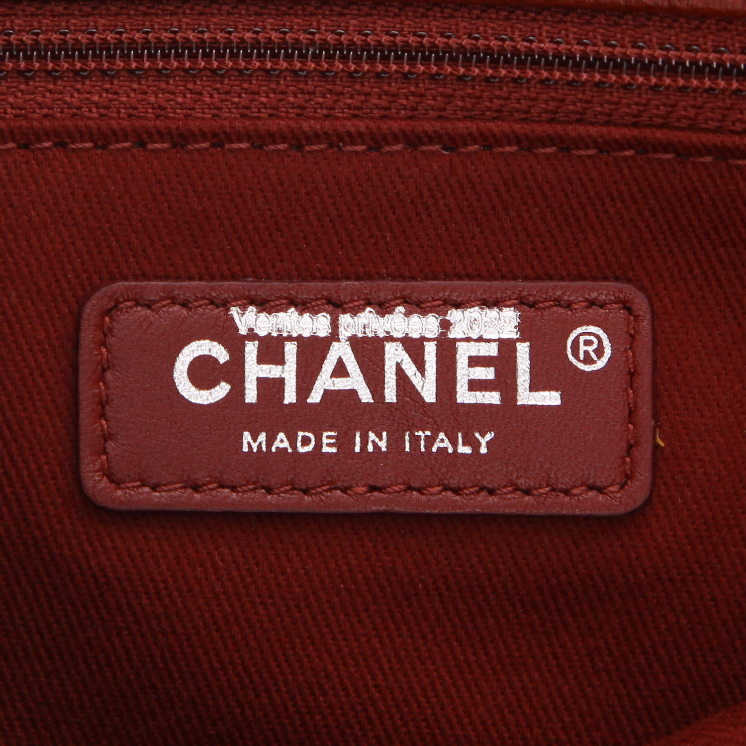 Sac à main Chanel   en cuir bordeaux - Detail D2