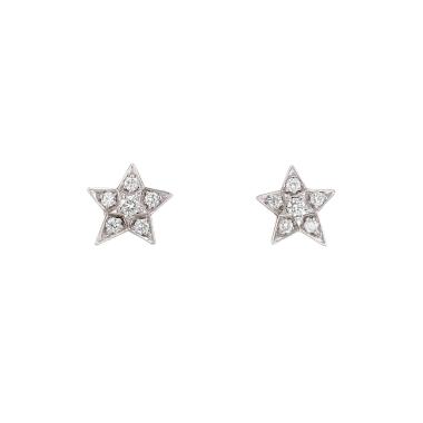 Chanel Comète Géode small model earrings in white gold and diamonds Chanel Comète Géode small model earrings in white gold and diamonds