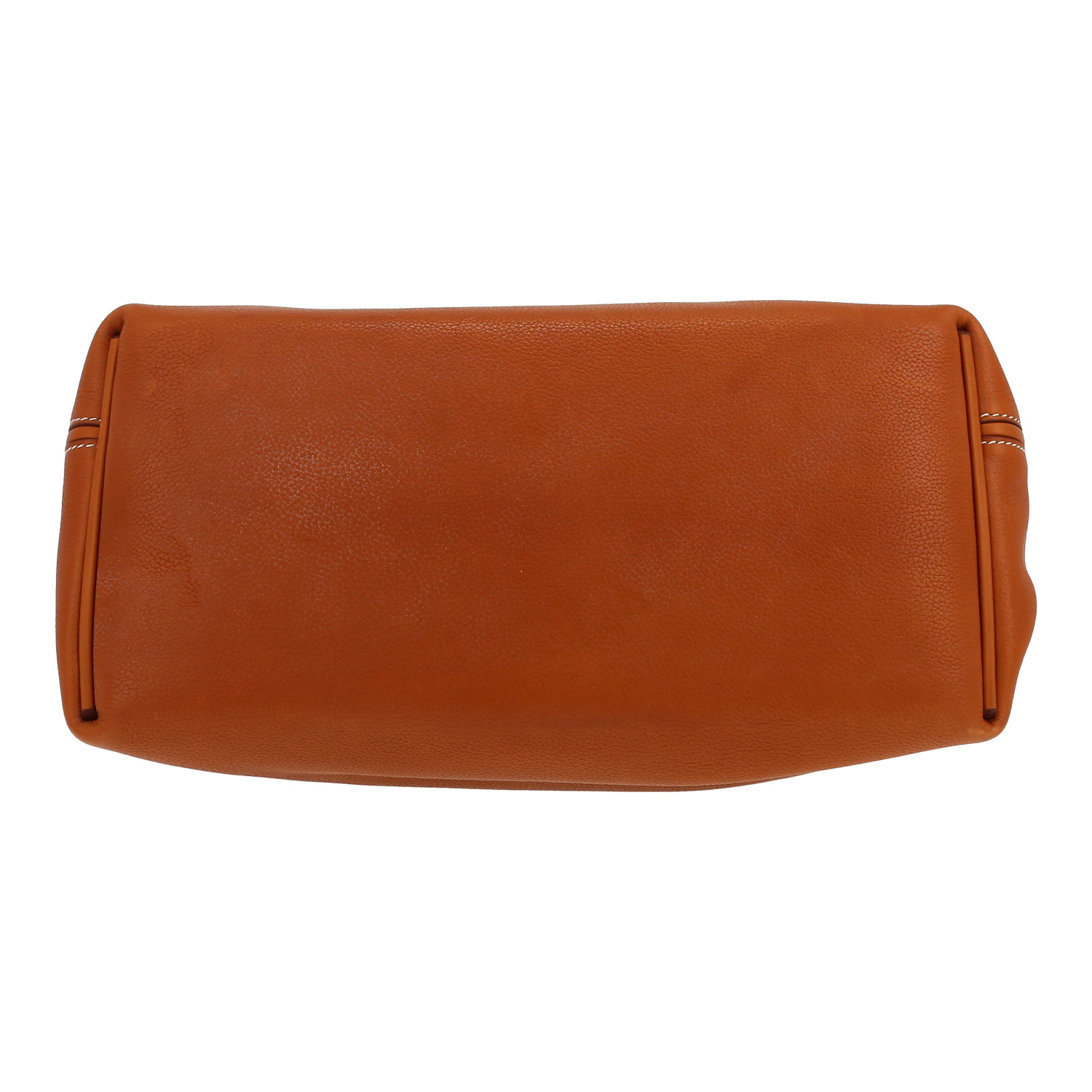 Bolso de mano Hermès  24/24 modelo grande  en Barenia Faubourg rojiza - Detail D1