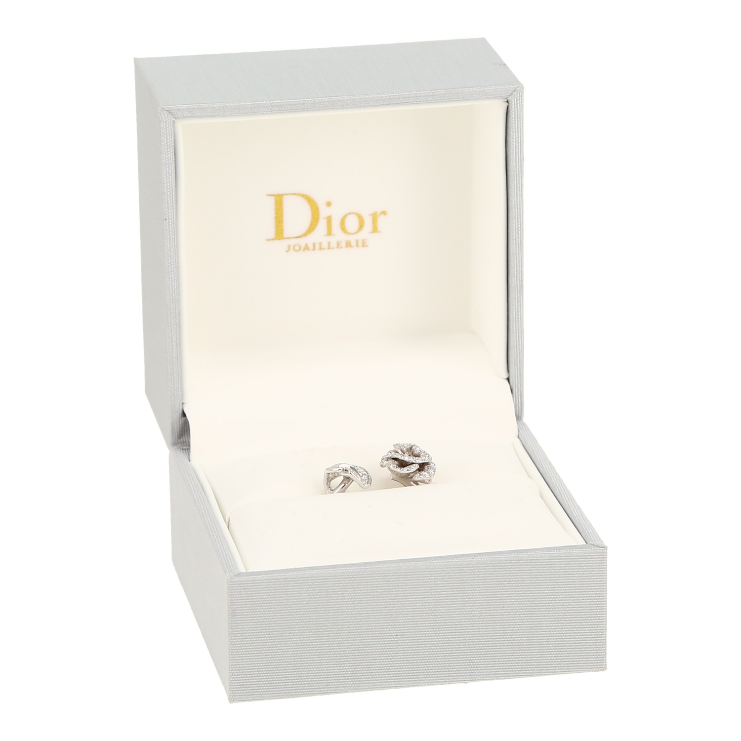 Dior Rose Dior Bagatelle ring in white gold and diamonds - Detail D2