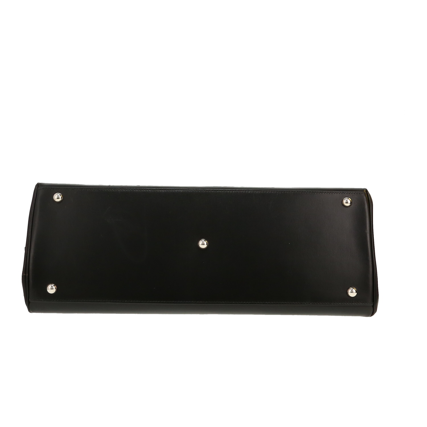 Borsa Hermès  Paris-Bombay in pelle box nera - Detail D1