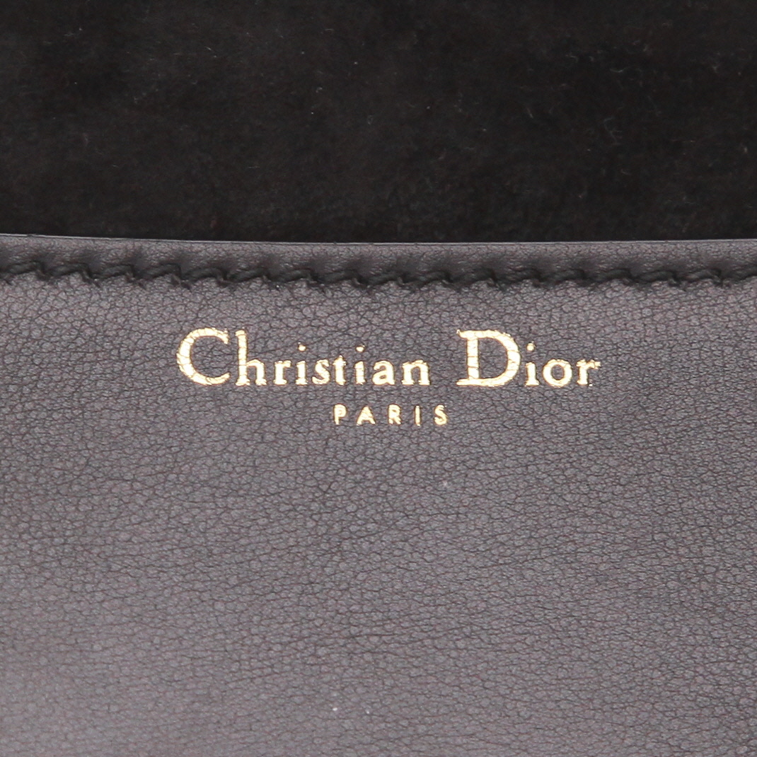 Dior  Dioraddict handbag  in black leather - Detail D2