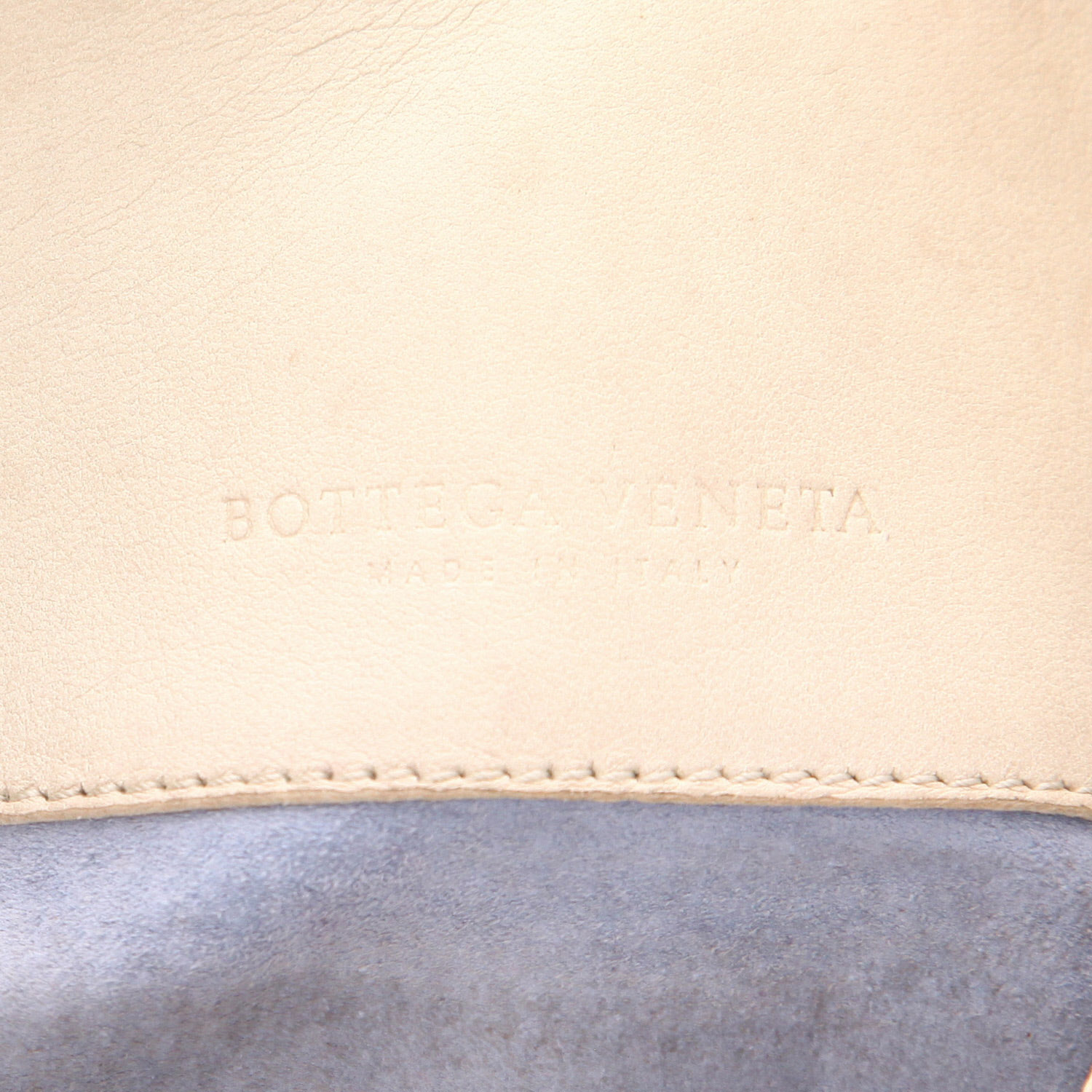Sac à main Bottega Veneta  Roma en cuir intrecciato beige - Detail D2