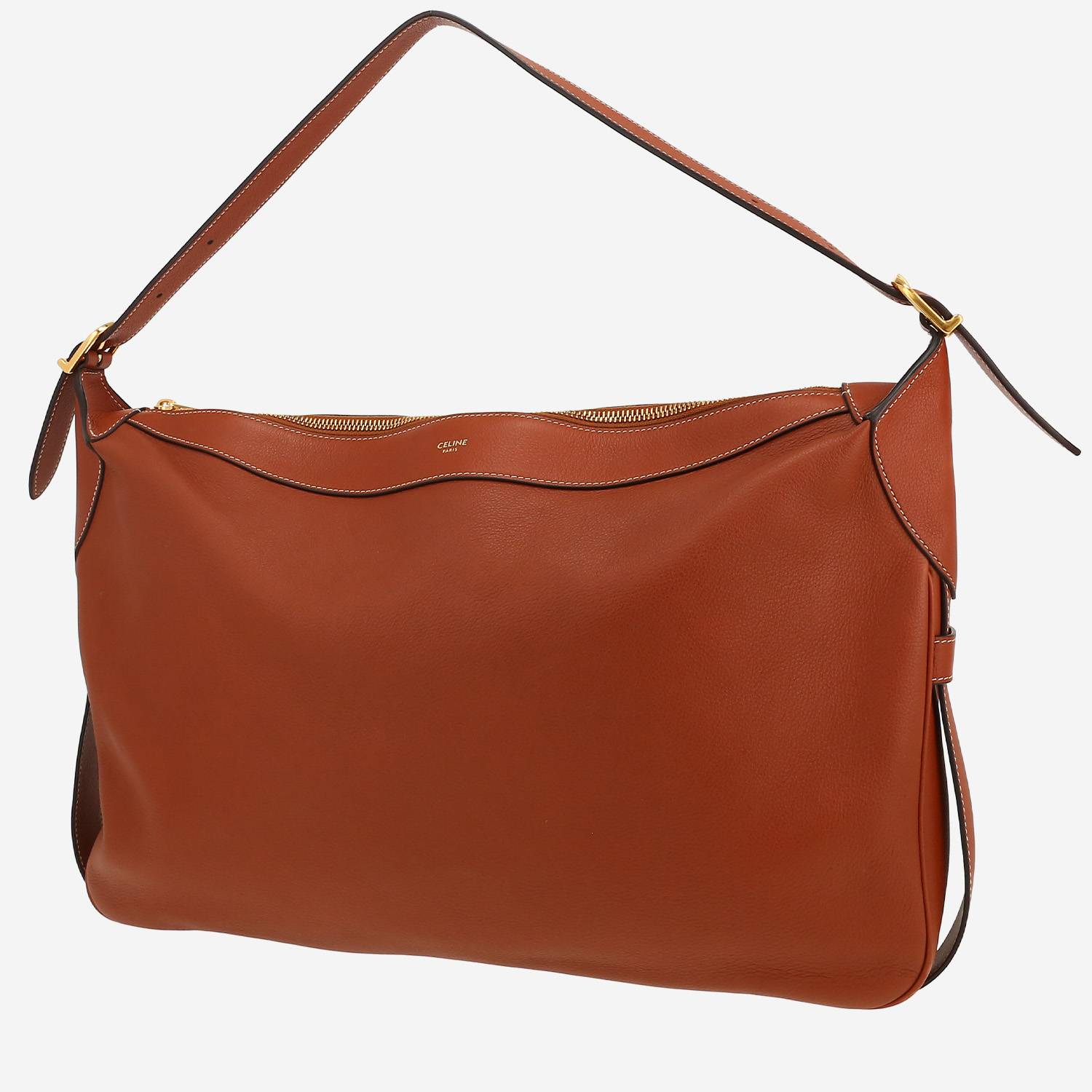 Sac à main Celine  Romy en cuir marron