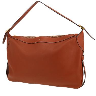 Borsa Celine  Romy in pelle marrone