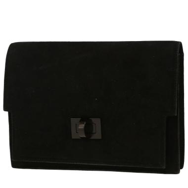 Pochette Hermès  Vintage en veau doblis noir
