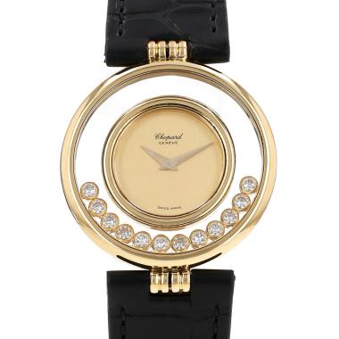 Reloj Chopard Happy Diamonds de oro amarillo Ref: Chopard - 21/2646  Circa 1990