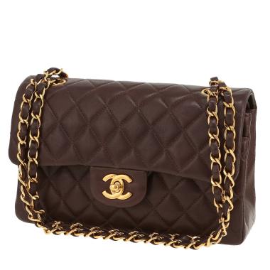 Chanel  Timeless Classic handbag  in brown quilted leather