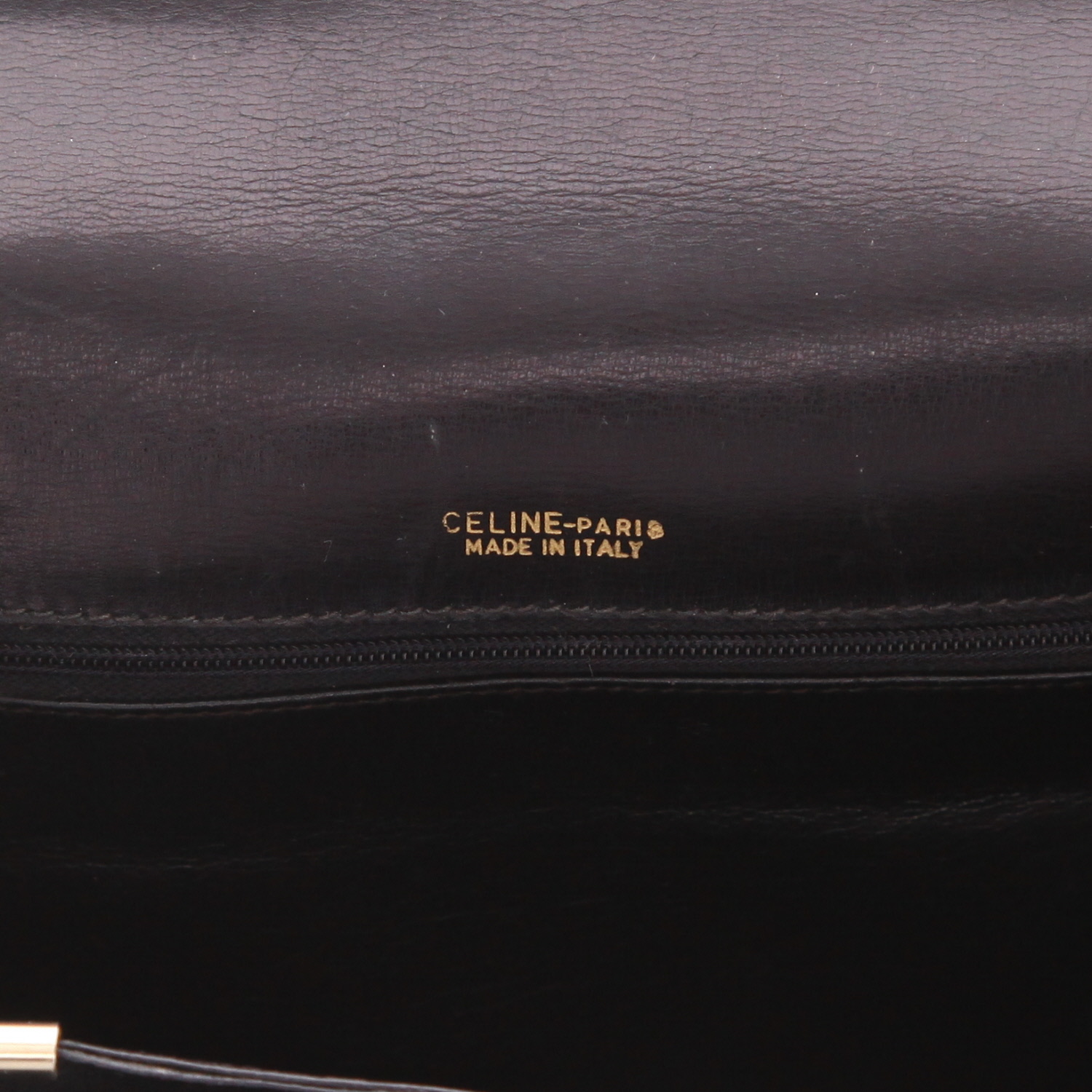Borsa Celine  Vintage in pelle nera - Detail D2