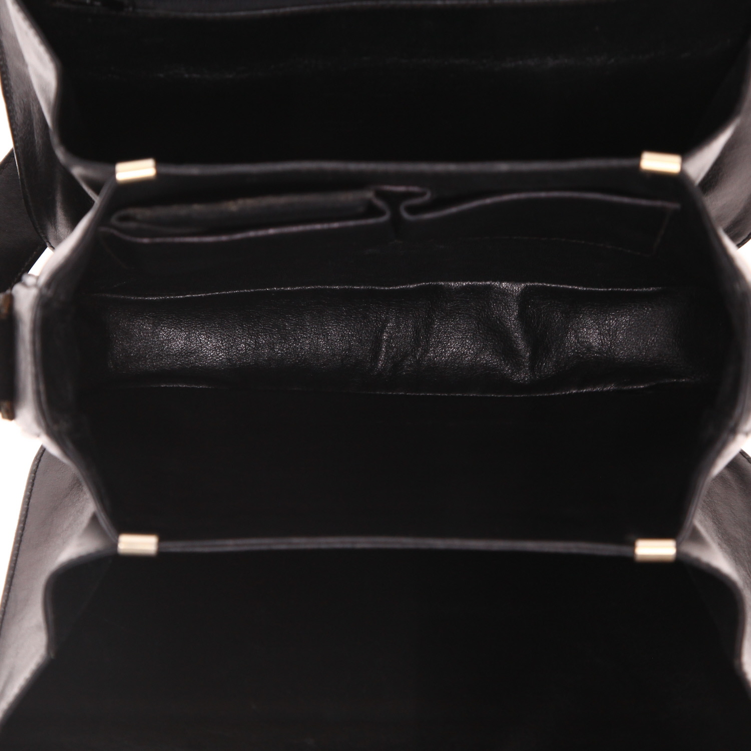 Borsa Celine  Vintage in pelle nera - Detail D3