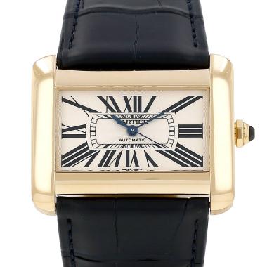 Orologio Cartier Tank Divan modello grande  in oro giallo Ref: Cartier - 2603  Circa 2000