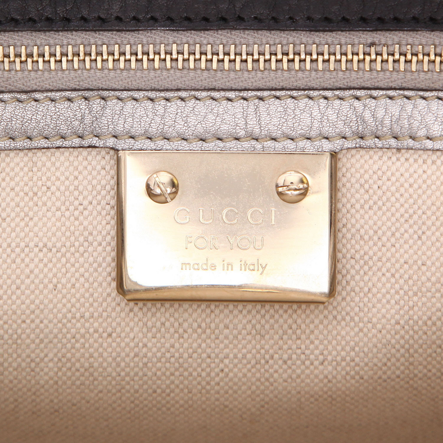 Borsa Gucci  Bamboo in pelle martellata nera e bambù - Detail D2