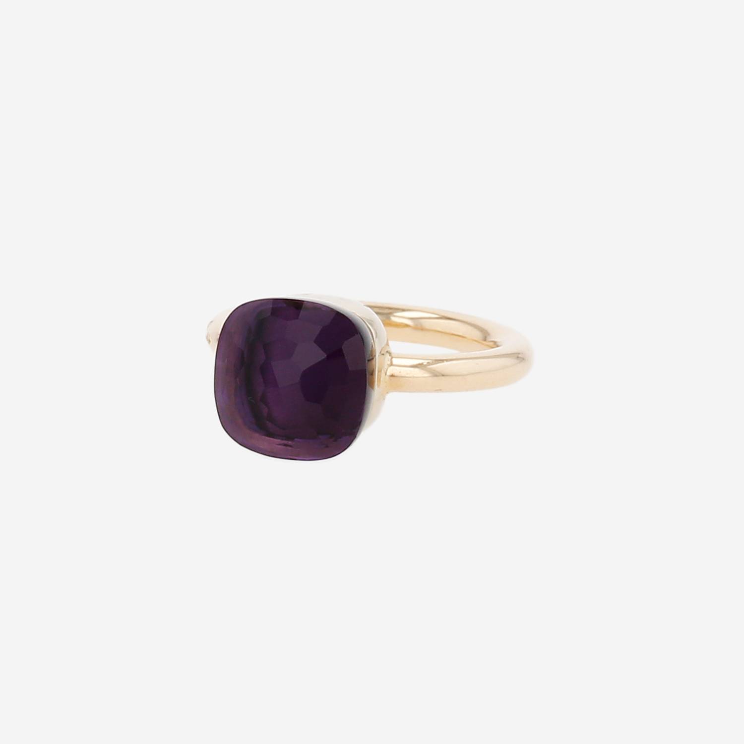 Bague Pomellato Nudo Classic en or rose et améthyste