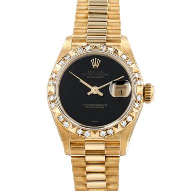 Montre Rolex Datejust Lady en or jaune Ref: Rolex - 69258  Vers 1988