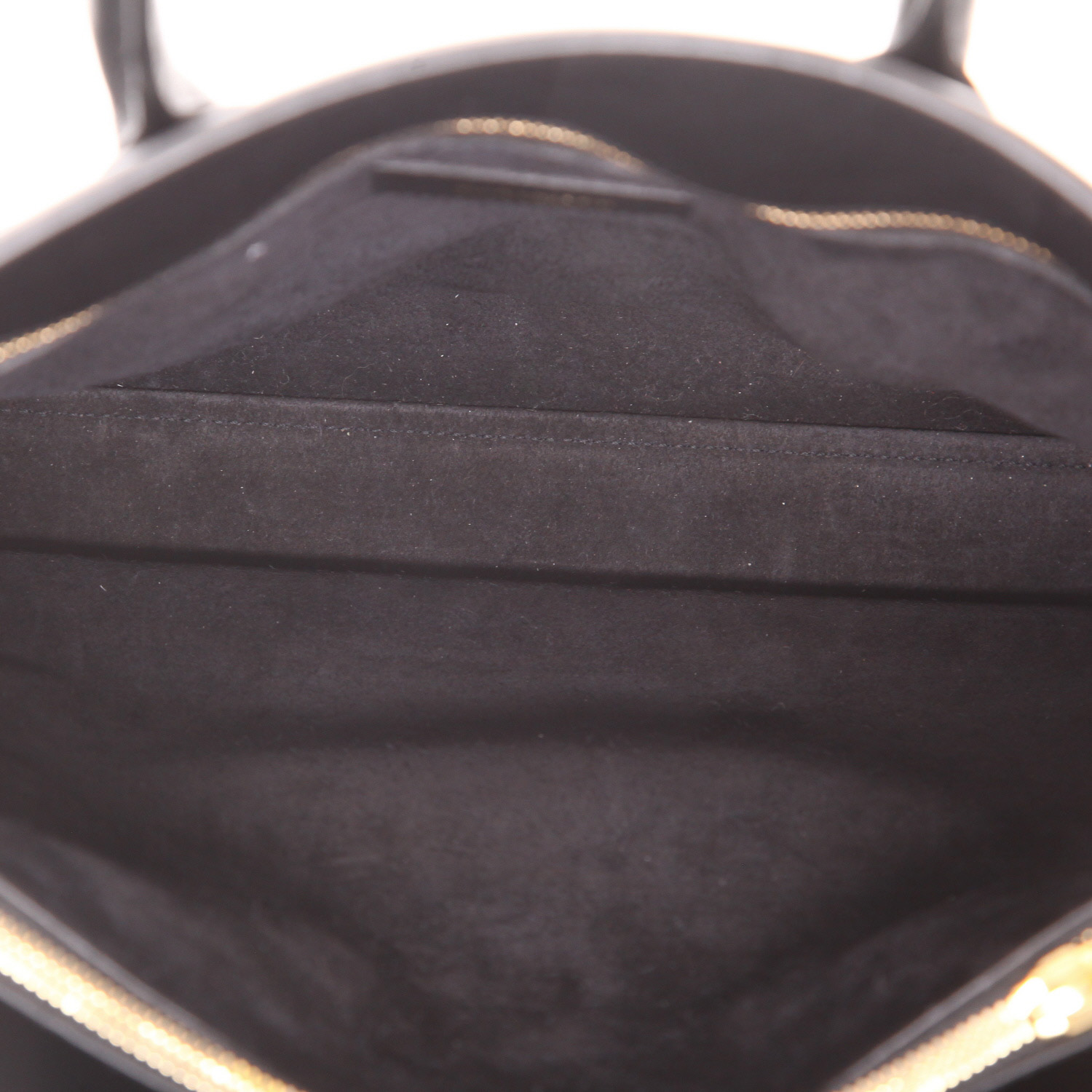 Bolso de mano Saint Laurent  Sac de jour modelo pequeño  en cuero negro - Detail D3