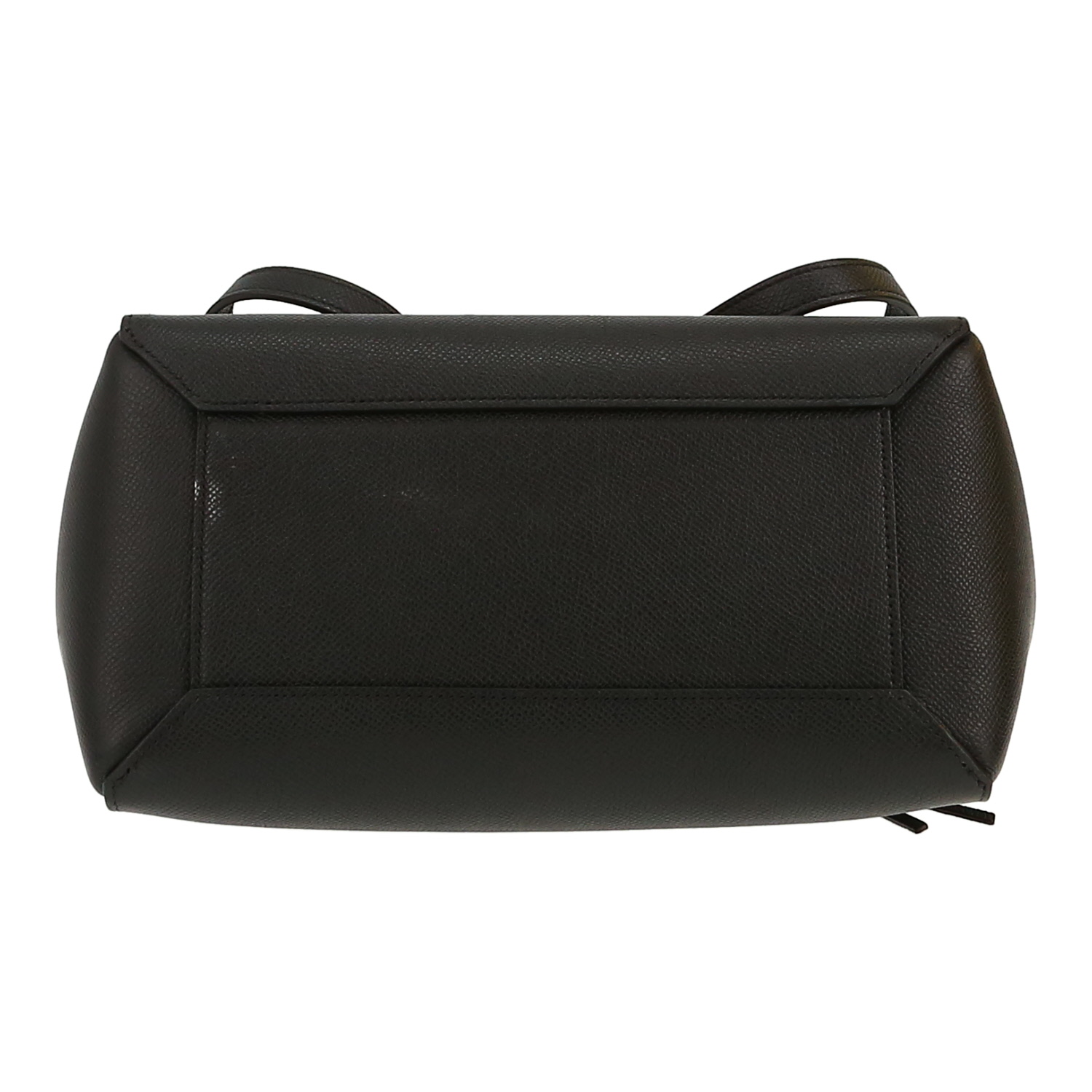 Bolso bandolera Celine  Belt Micro en cuero granulado negro - Detail D1