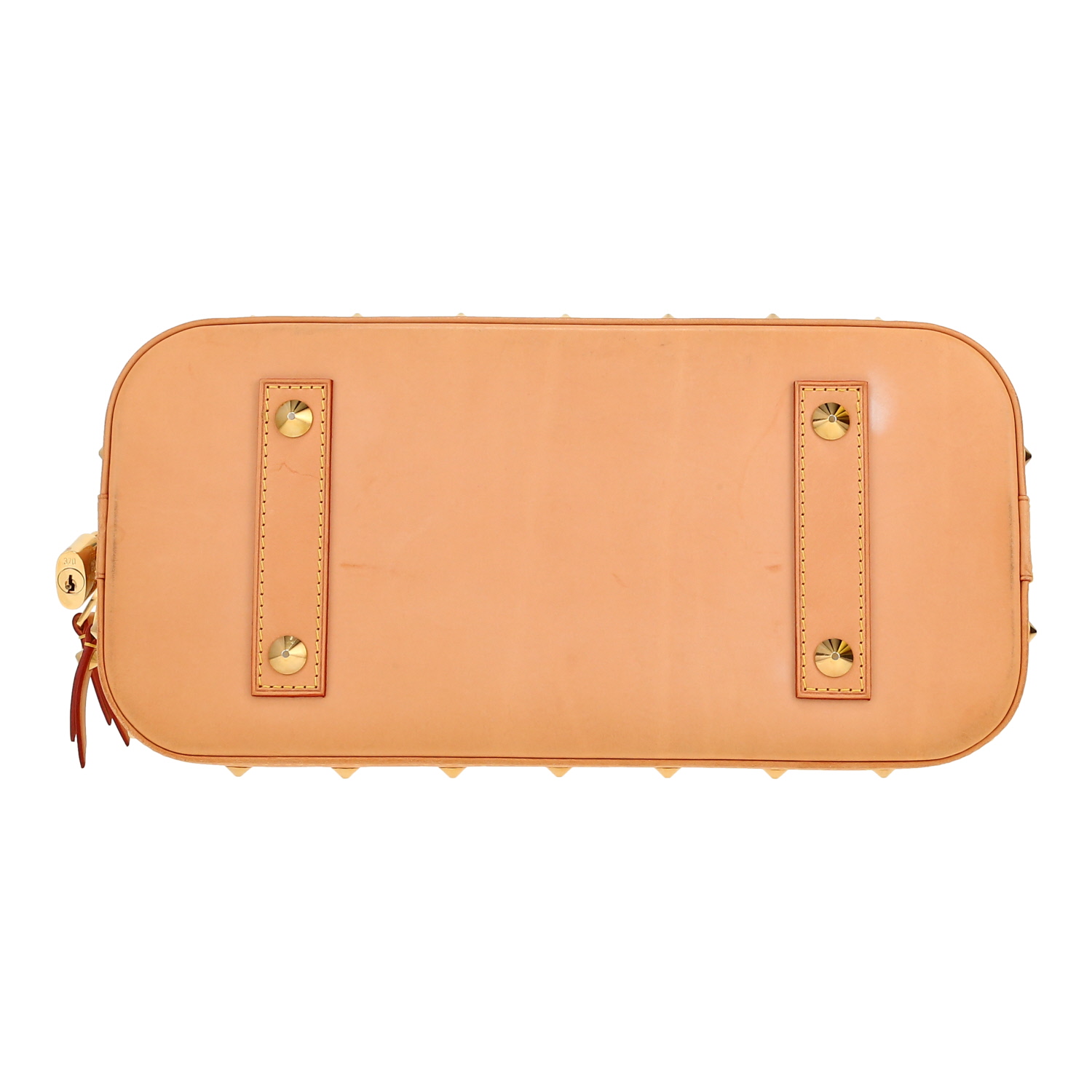 Borsa Louis Vuitton  Alma Editions Limitées in tela monogram multicolore e bianca e pelle naturale - Detail D1