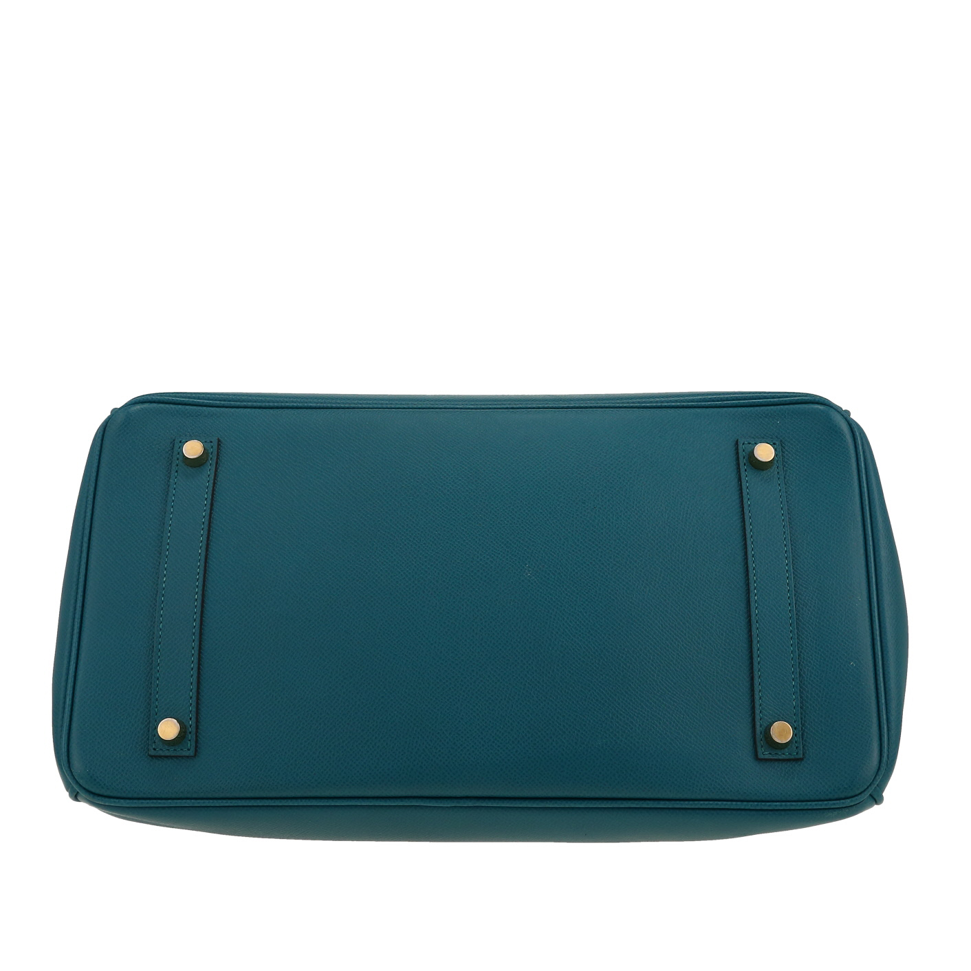 Hermès  Birkin 35 cm handbag  in blue Colvert epsom leather - Detail D1