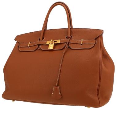 Borsa Hermès  Birkin 40 cm in pelle togo gold