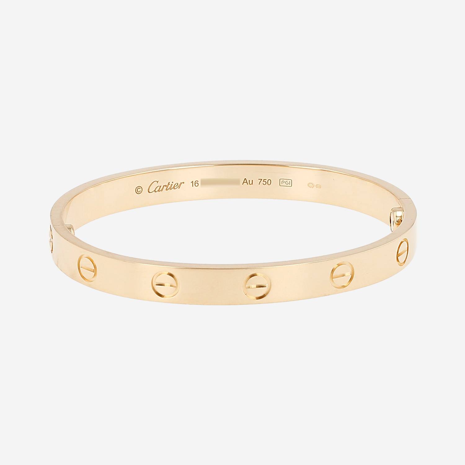 Cartier Love bracelet in yellow gold