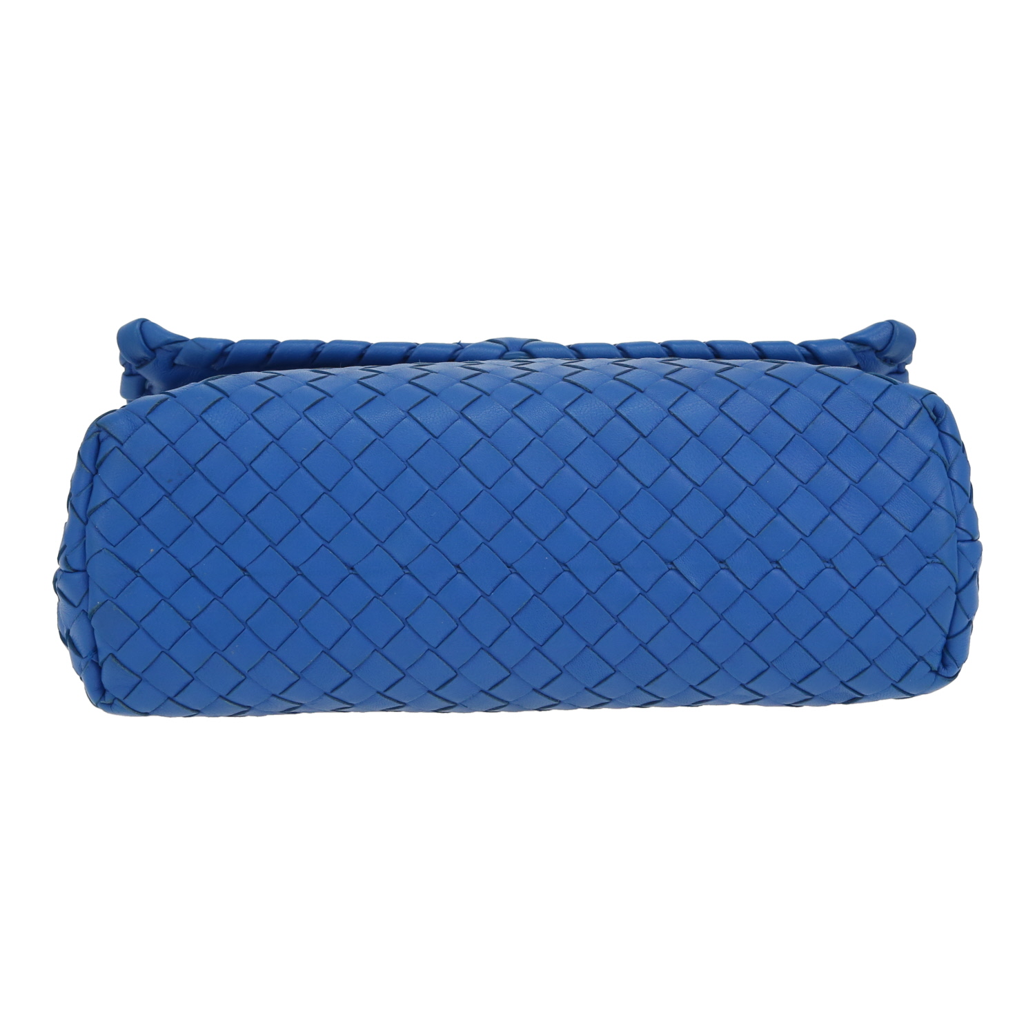 Bolso Olimpia de Bottega Veneta, de piel «intrecciato» azul - Detail D1