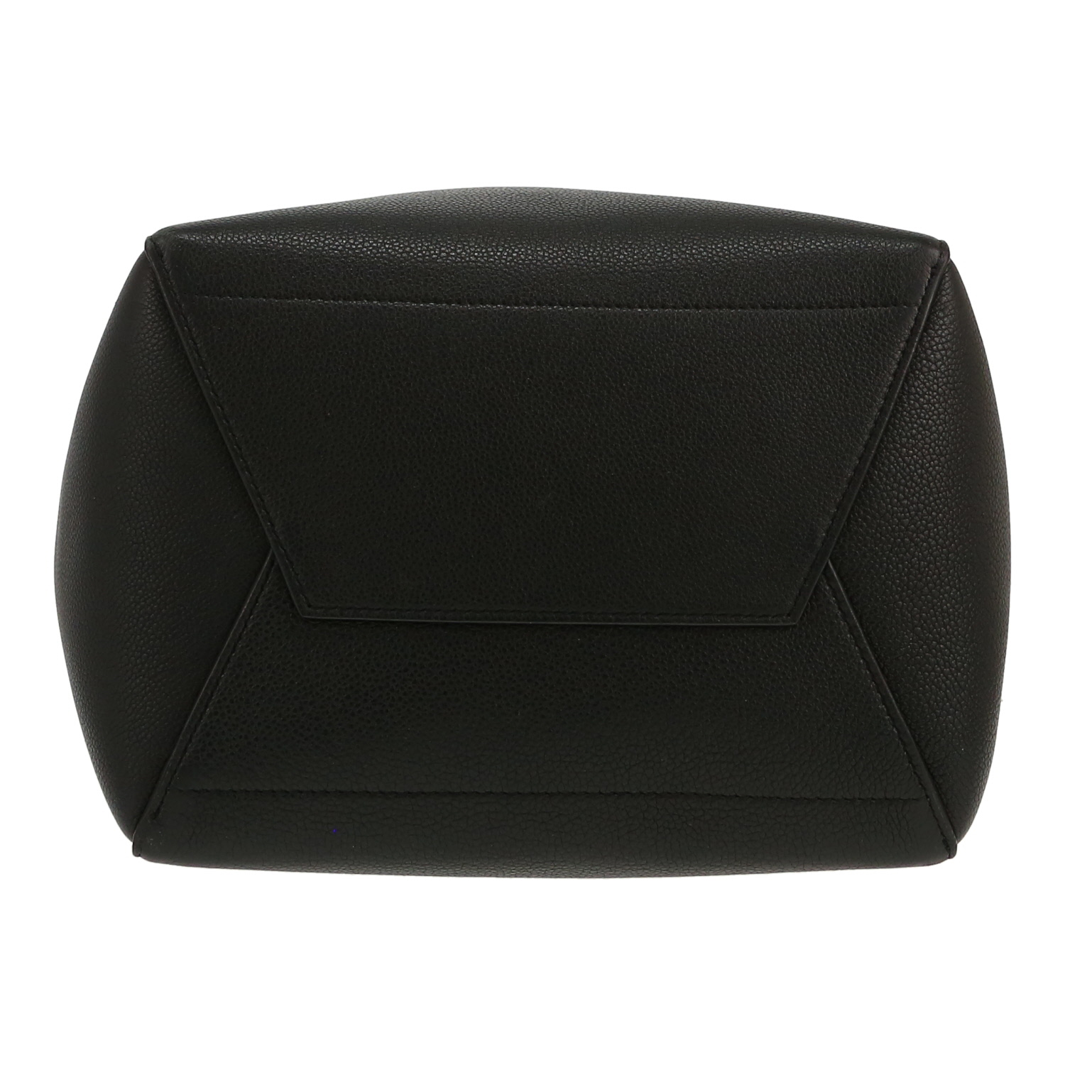 Sac à main Celine  Sac Sangle en cuir grainé noir - Detail D1