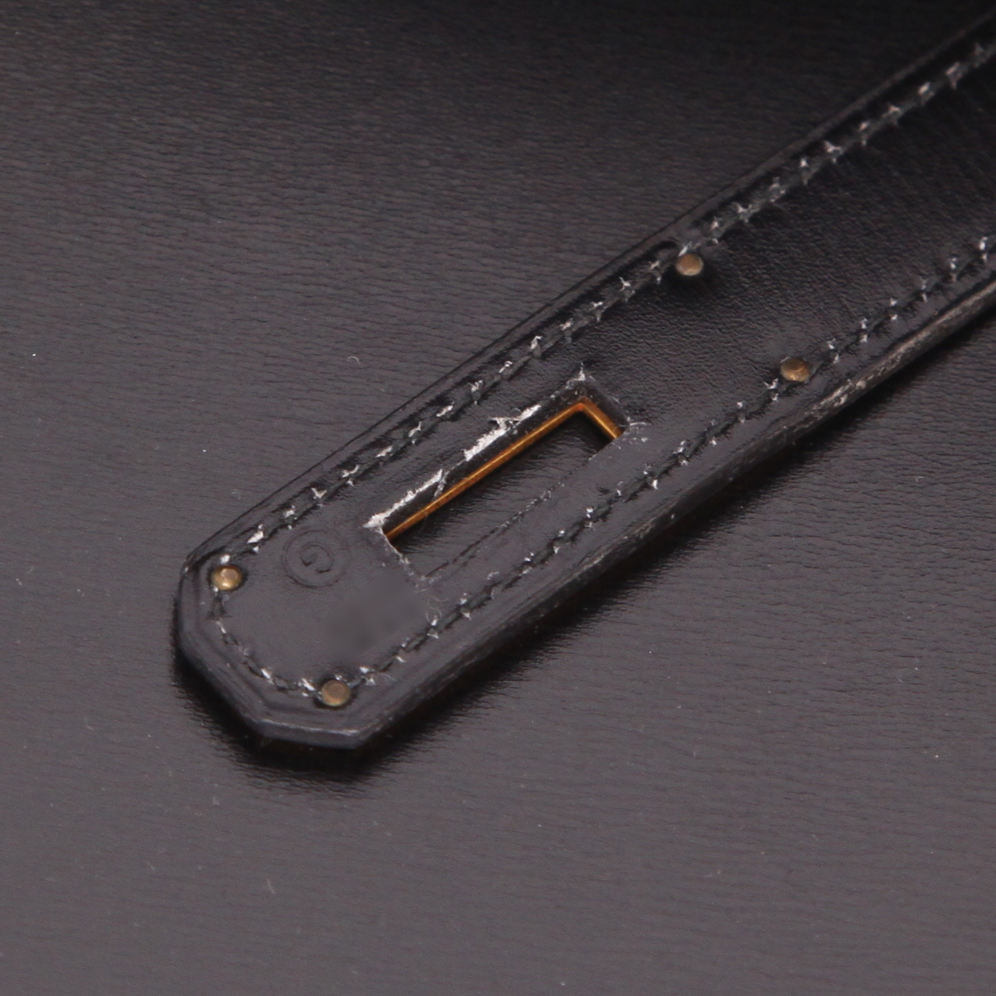 Sac à main Hermès  Kelly 32 cm en cuir box noir - Detail D4