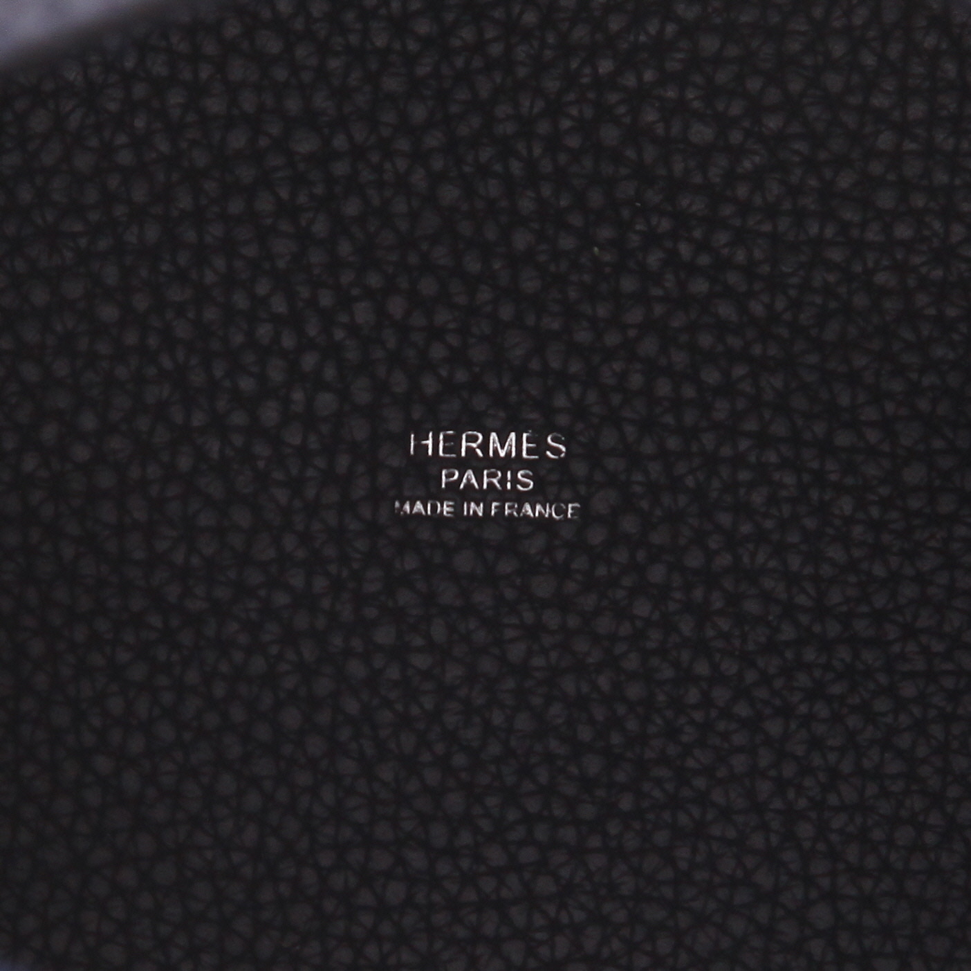 Bolso de mano Hermès  Picotin 18 cm en cuero togo azul oscuro - Detail D2
