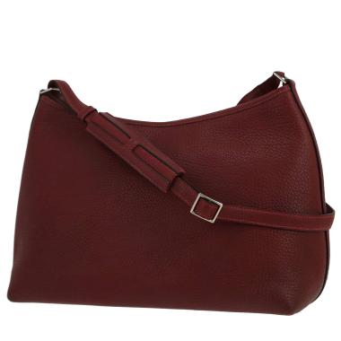 Borsa Hermès  Berlingot in pelle Fjord rosso H