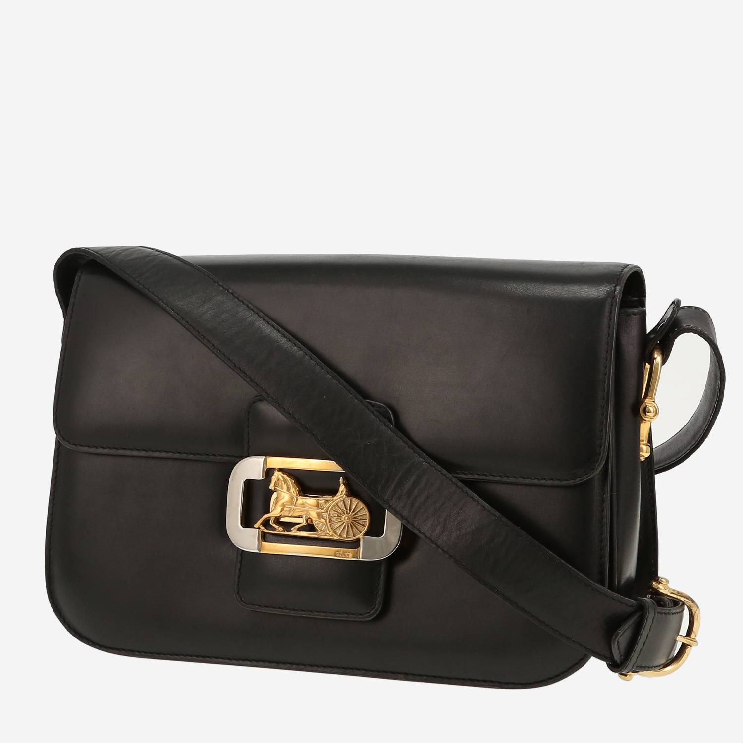 Borsa Celine vintage in pelle nera