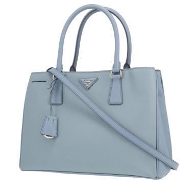 Bolso Prada «Galleria» de piel saffiano Bleu Ciel