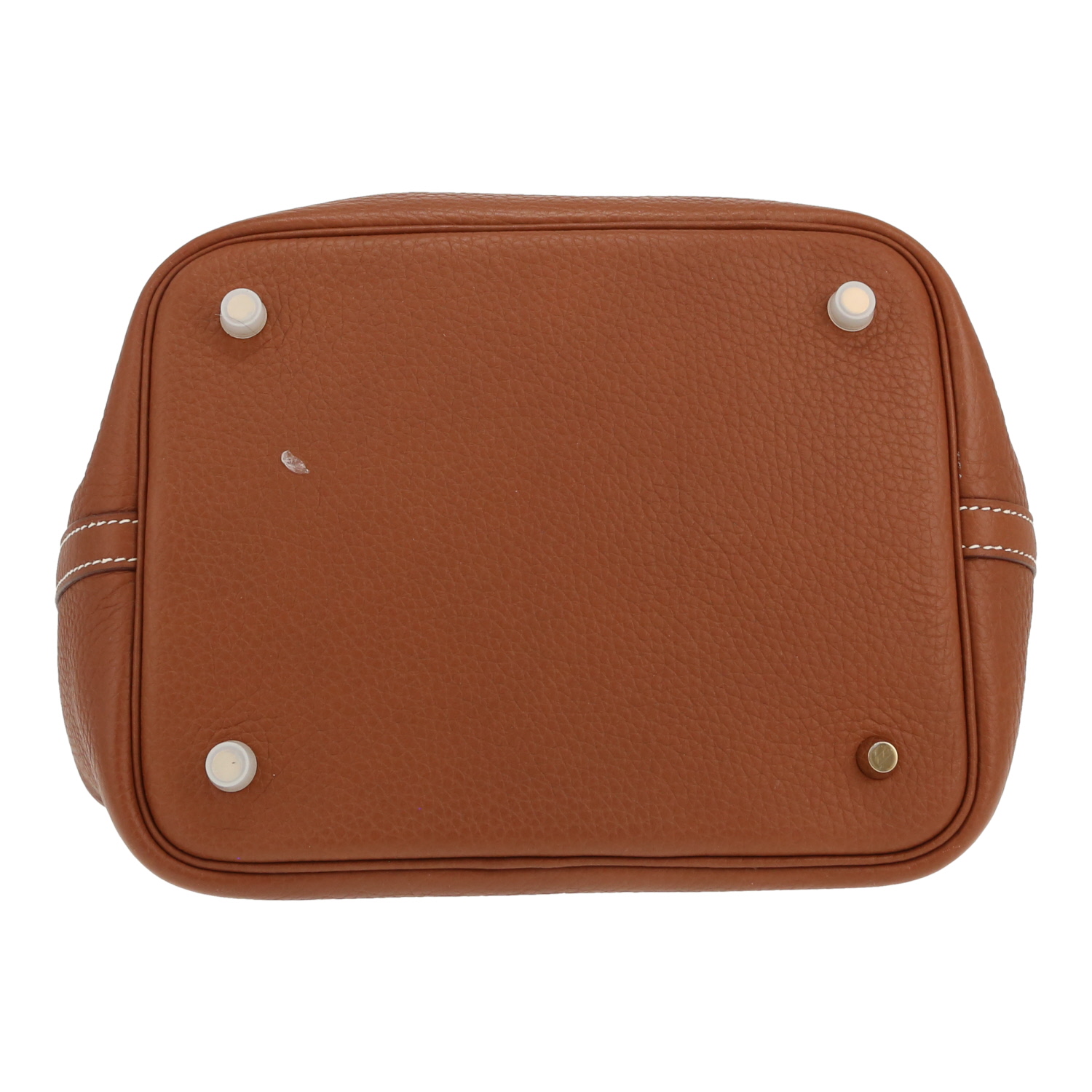 Borsa Hermès  Picotin 22 cm in pelle togo gold - Detail D1