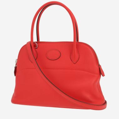 Hermès  Bolide 27 cm handbag  in red Tomate Swift leather