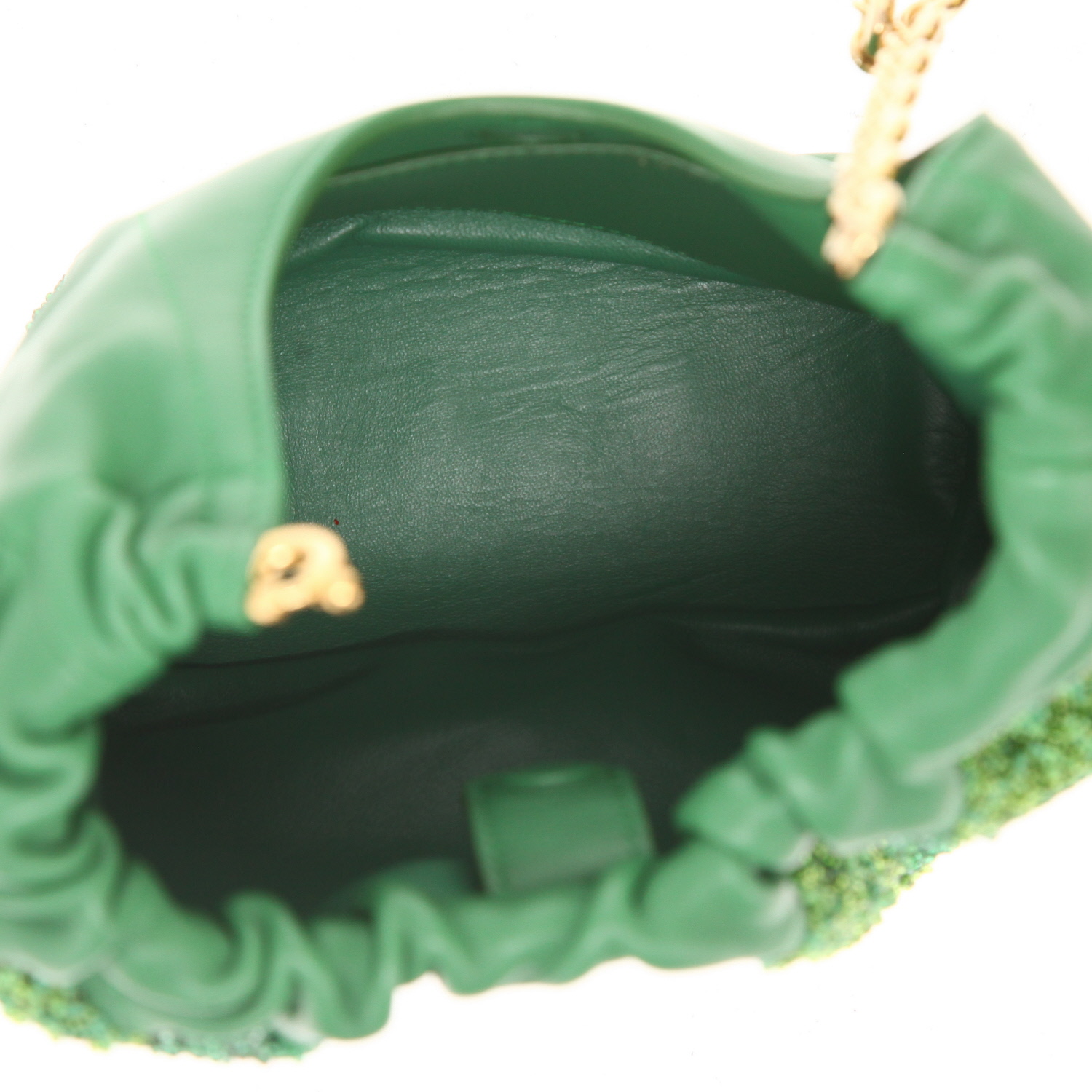Borsa Loewe  Squeeze in pelle verde - Detail D3