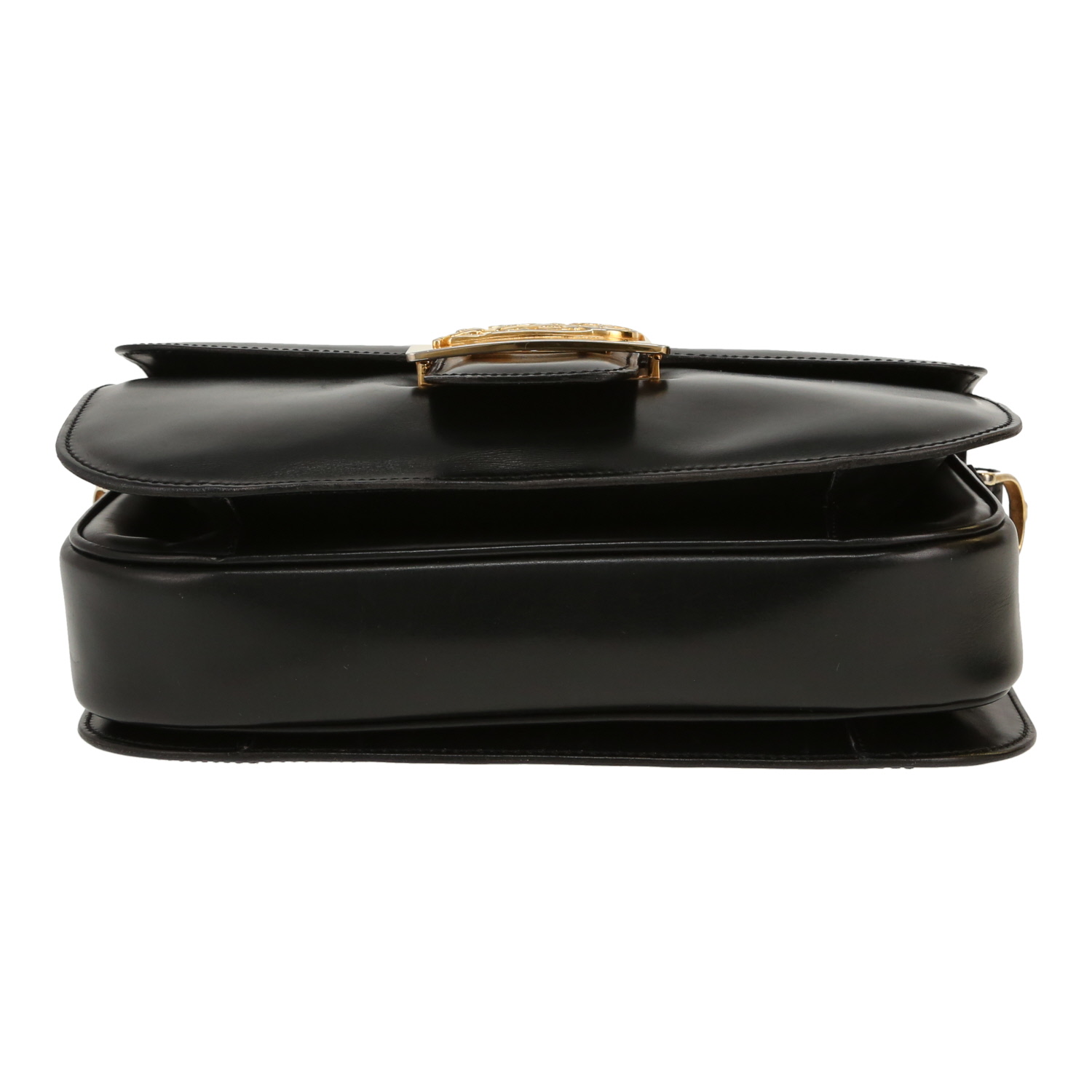 Borsa da spalla o a mano Celine  Vintage in pelle nera - Detail D1