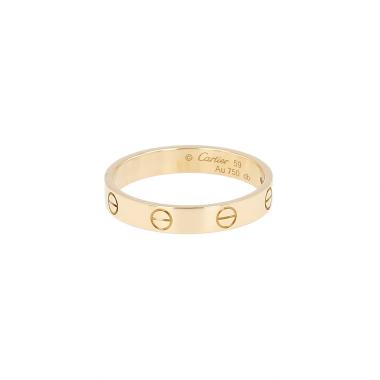 Cartier Love small model ring in yellow gold