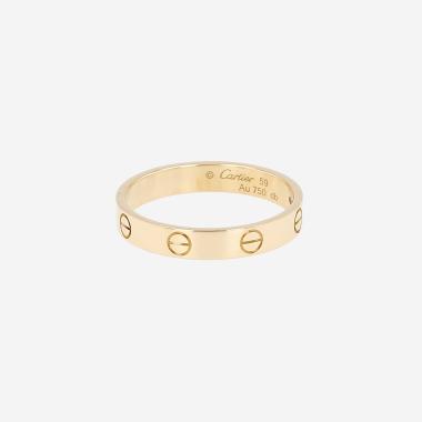 Cartier Love small model ring in yellow gold
