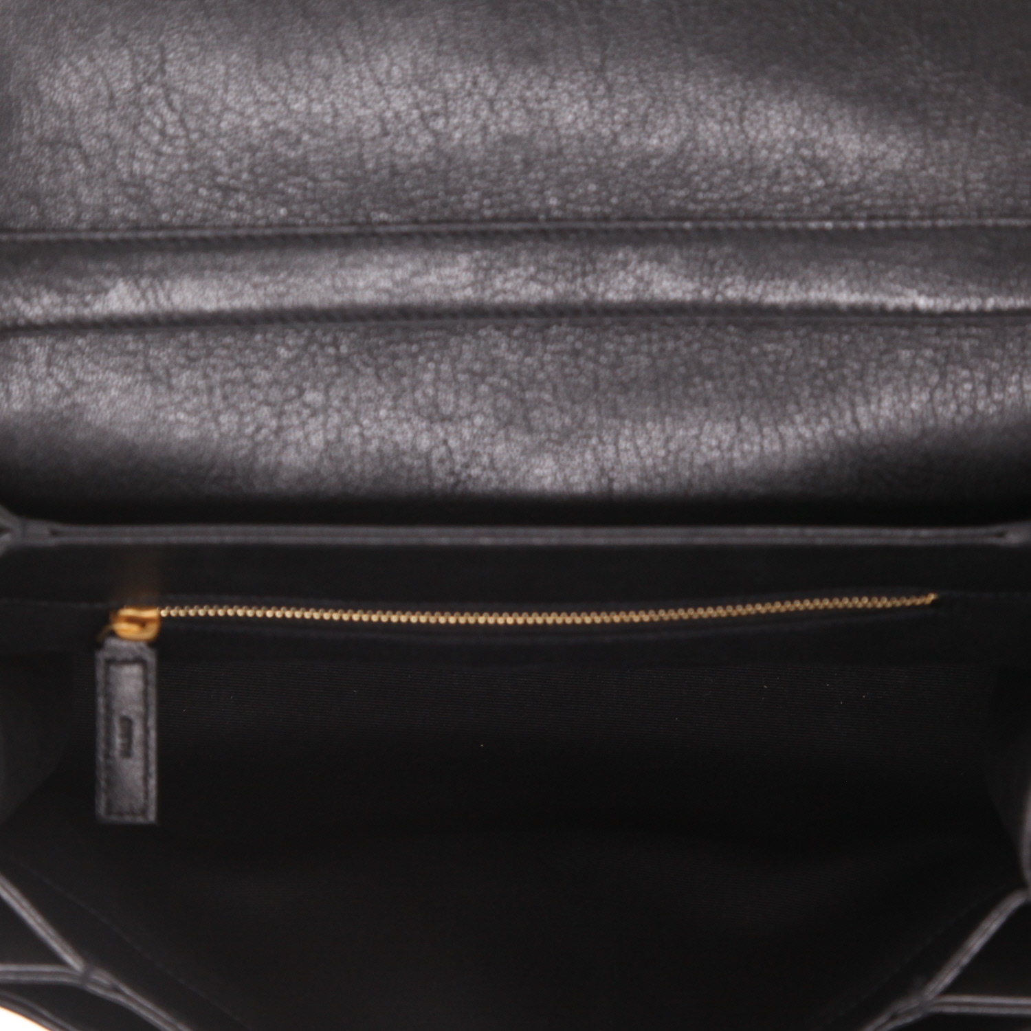 Saint Laurent  Becky handbag  in black quilted leather - Detail D3